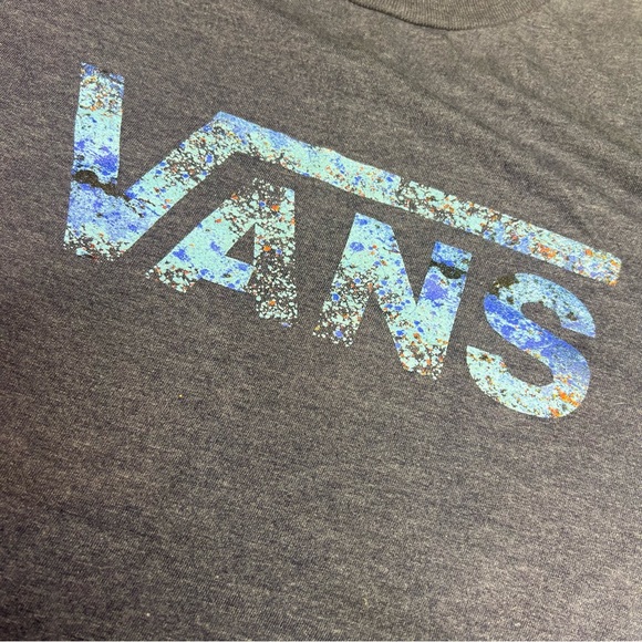 Vans T-Shirt - Size Small - Heathered Blue - Picture 3 of 13
